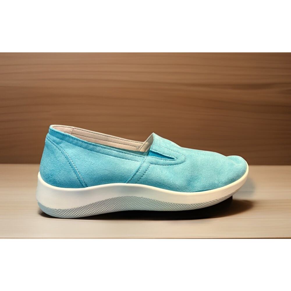 Arcopedico Light Blue Slip-On Loafers